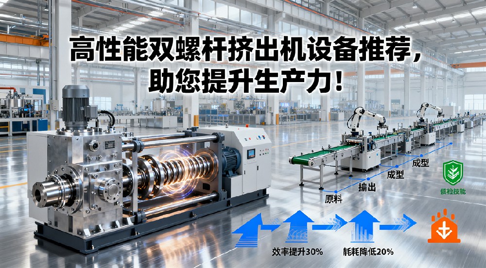 高性能雙螺桿擠出機設備推薦，助您提升生產(chǎn)力！